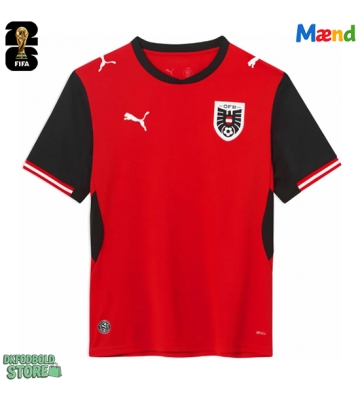 Østrig Replika Hjemmebanetrøje VM 2026 Kortærmet